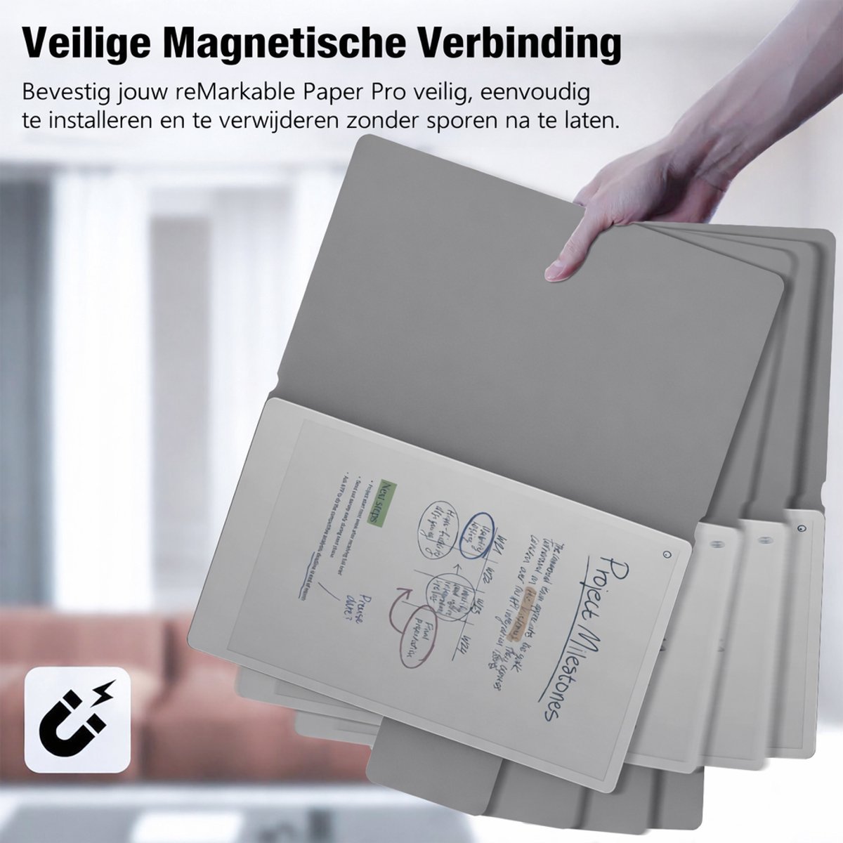 Remarkable Paper Pro Move Case 7.3” (2025) – Magnetic Case - Image 6