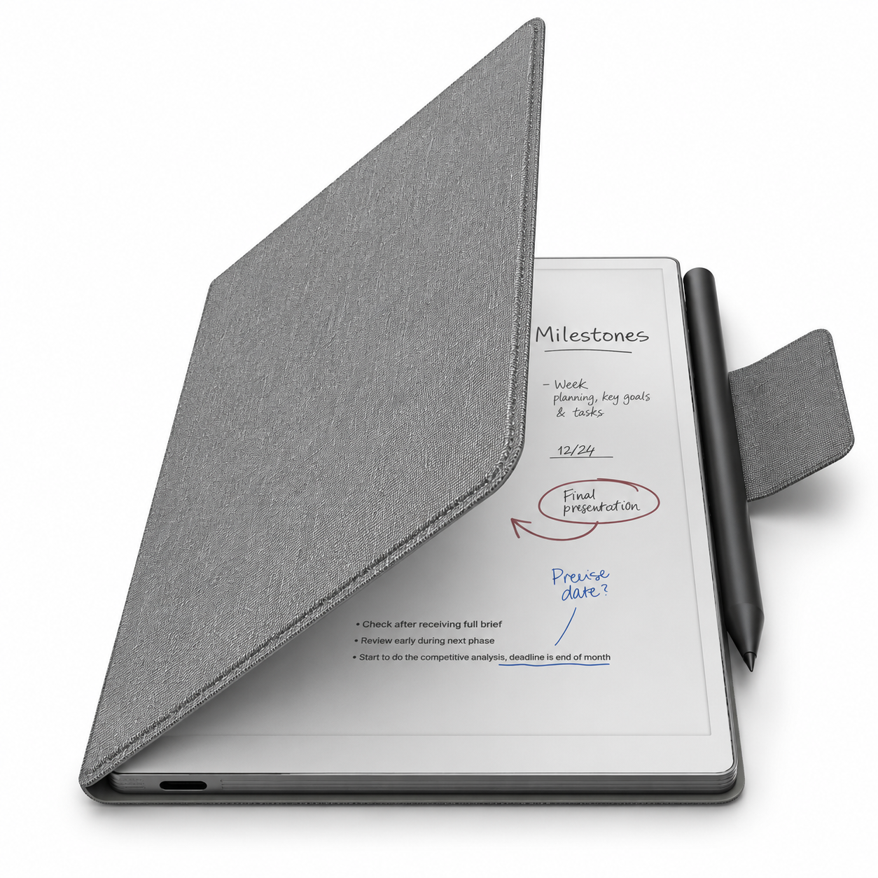 Remarkable Paper Pro Move Case 7.3” (2025) – Magnetic Case