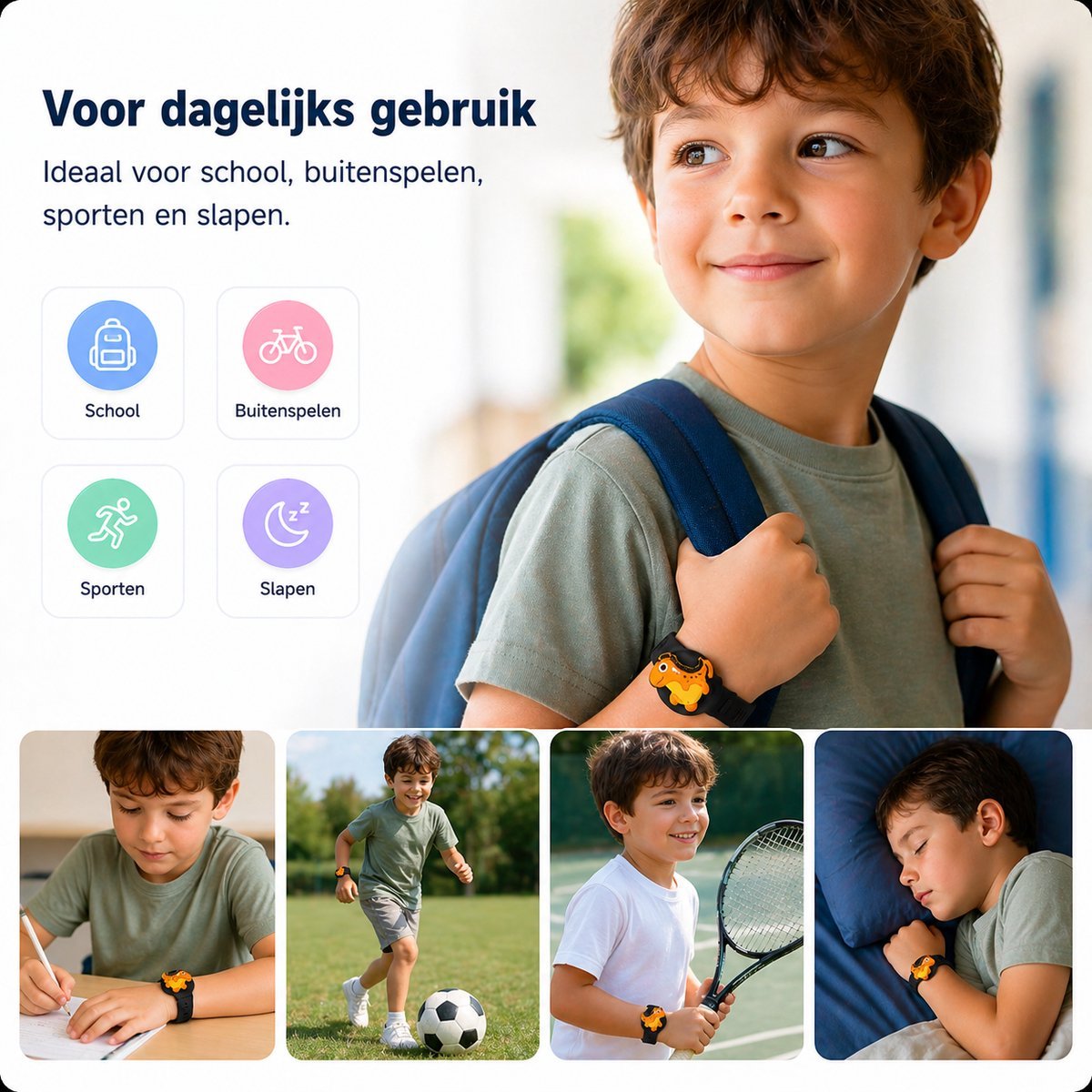 Kinder GPS Tracker Armband – Android of IOS - Blauw - Afbeelding 6