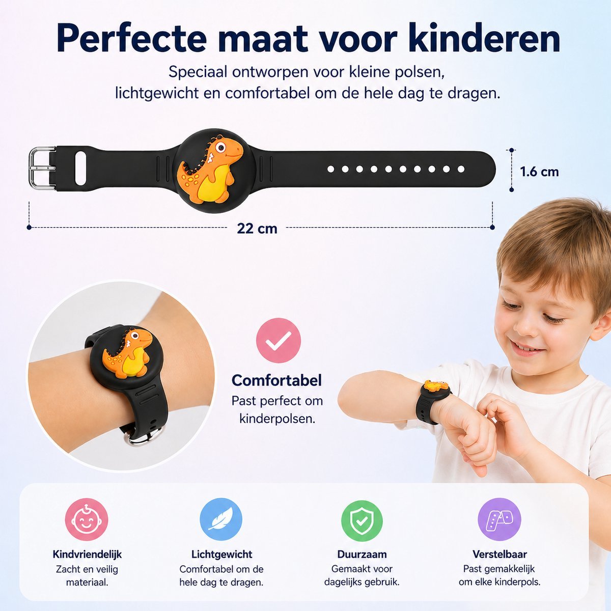 Kinder GPS Tracker Armband – Android of IOS - Blauw - Afbeelding 10