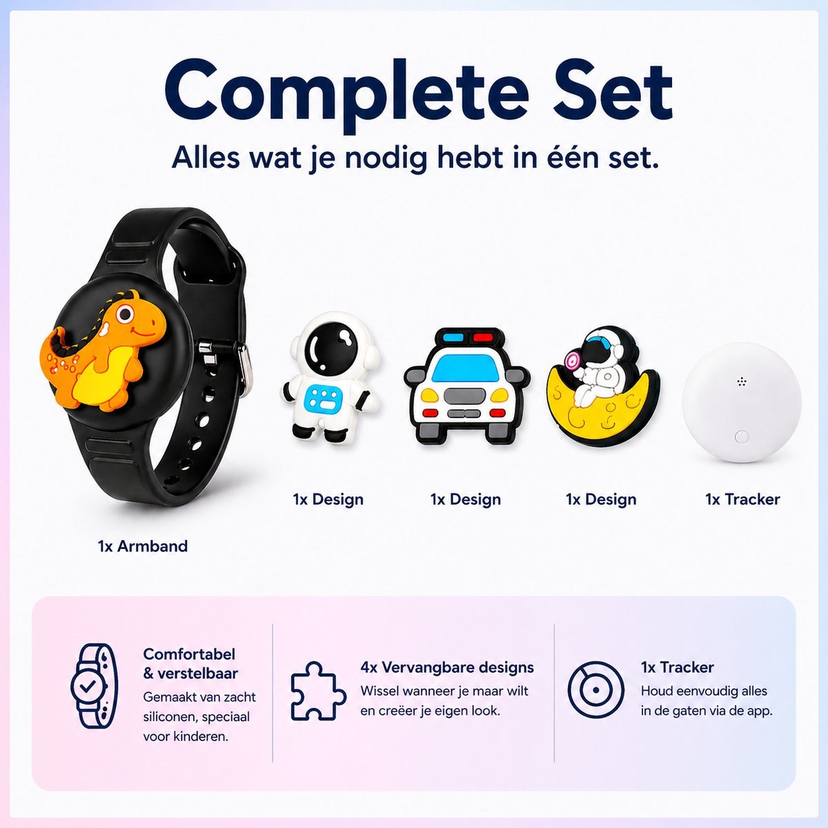 Kinder GPS Tracker Armband – Android of IOS - Blauw - Afbeelding 11
