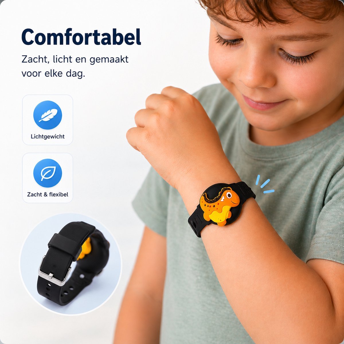 Kinder GPS Tracker Armband – Android of IOS - Blauw - Afbeelding 2