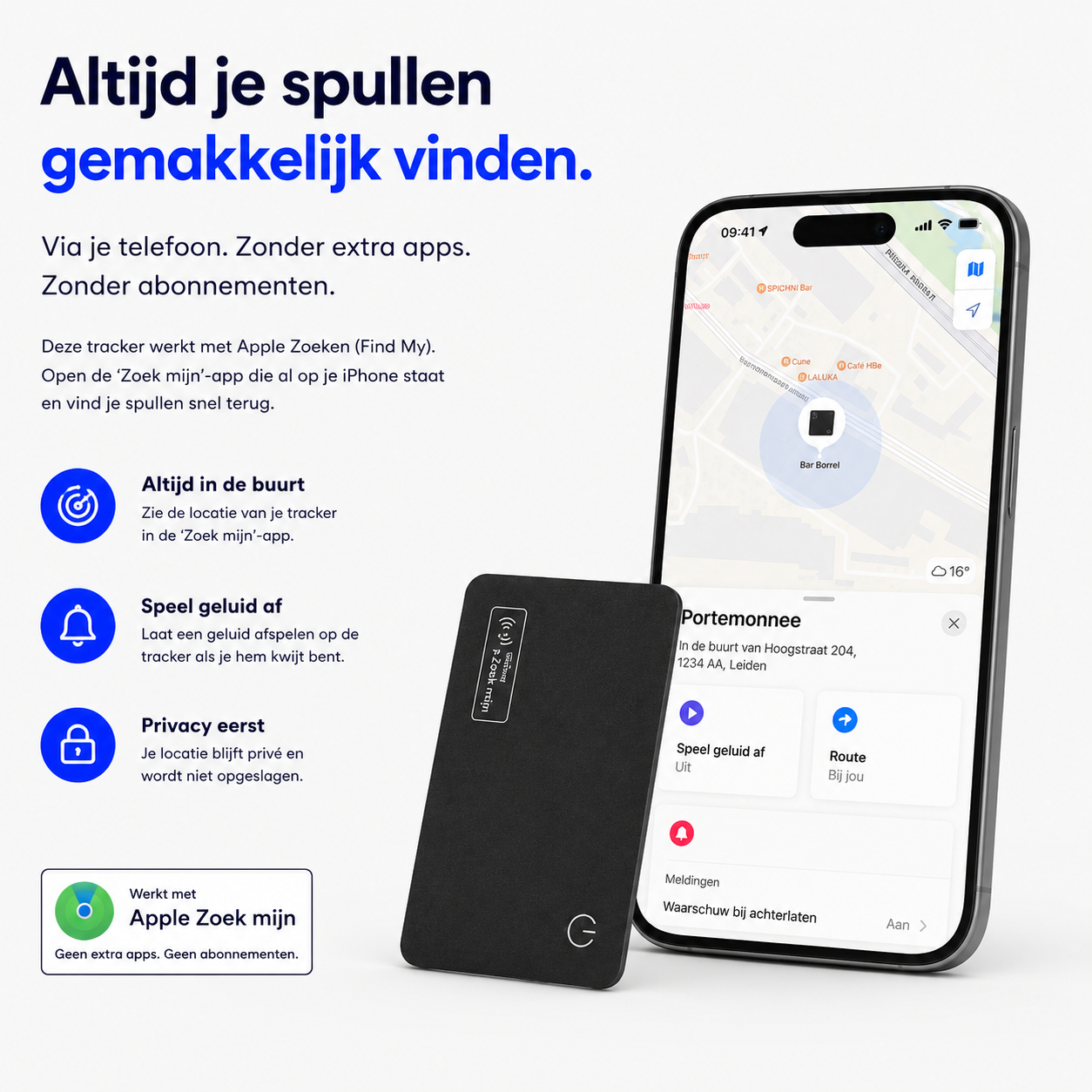 GPS Tracker Compatible with Apple Find My – Black - Image 15