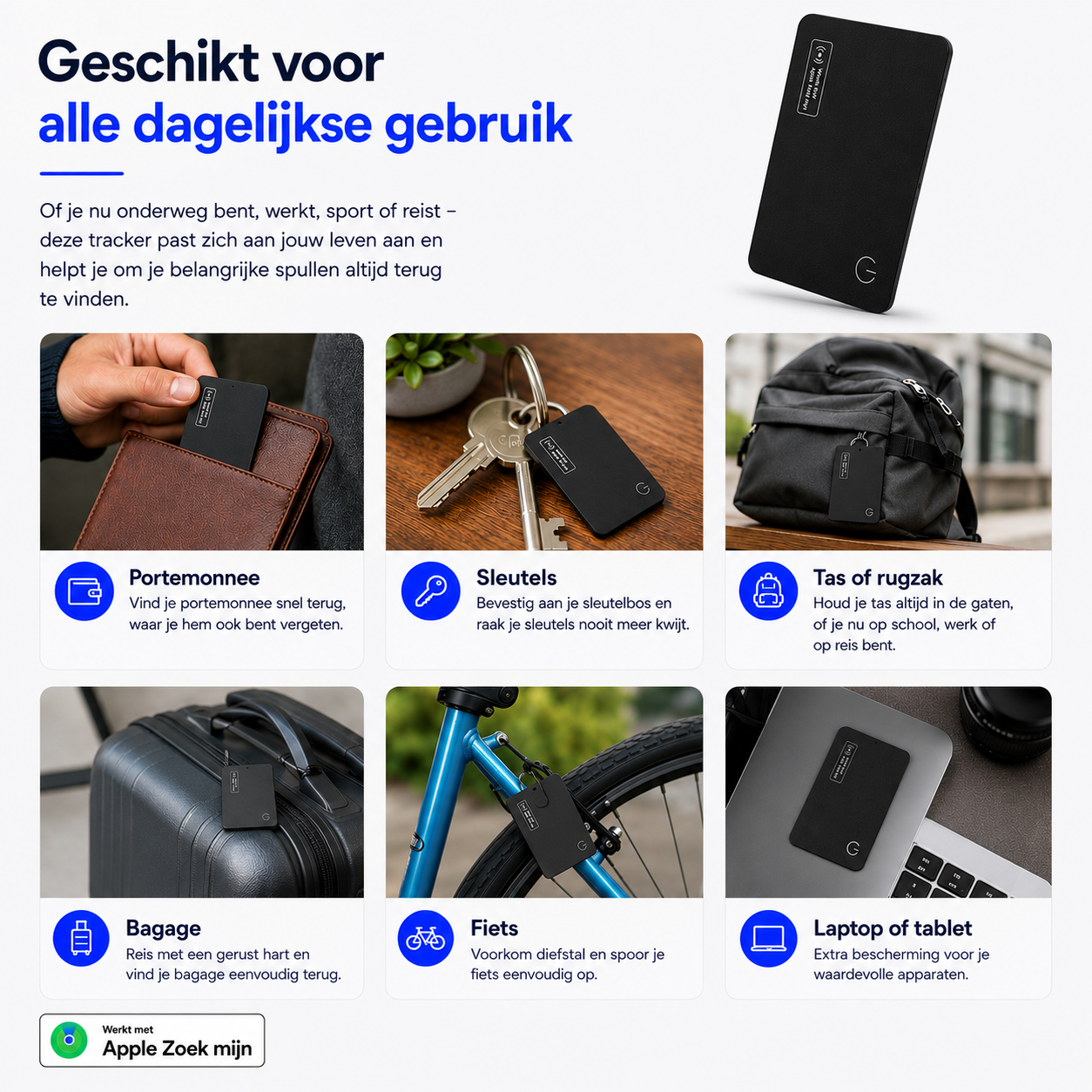 GPS Tracker Compatible with Apple Find My – Black - Image 14