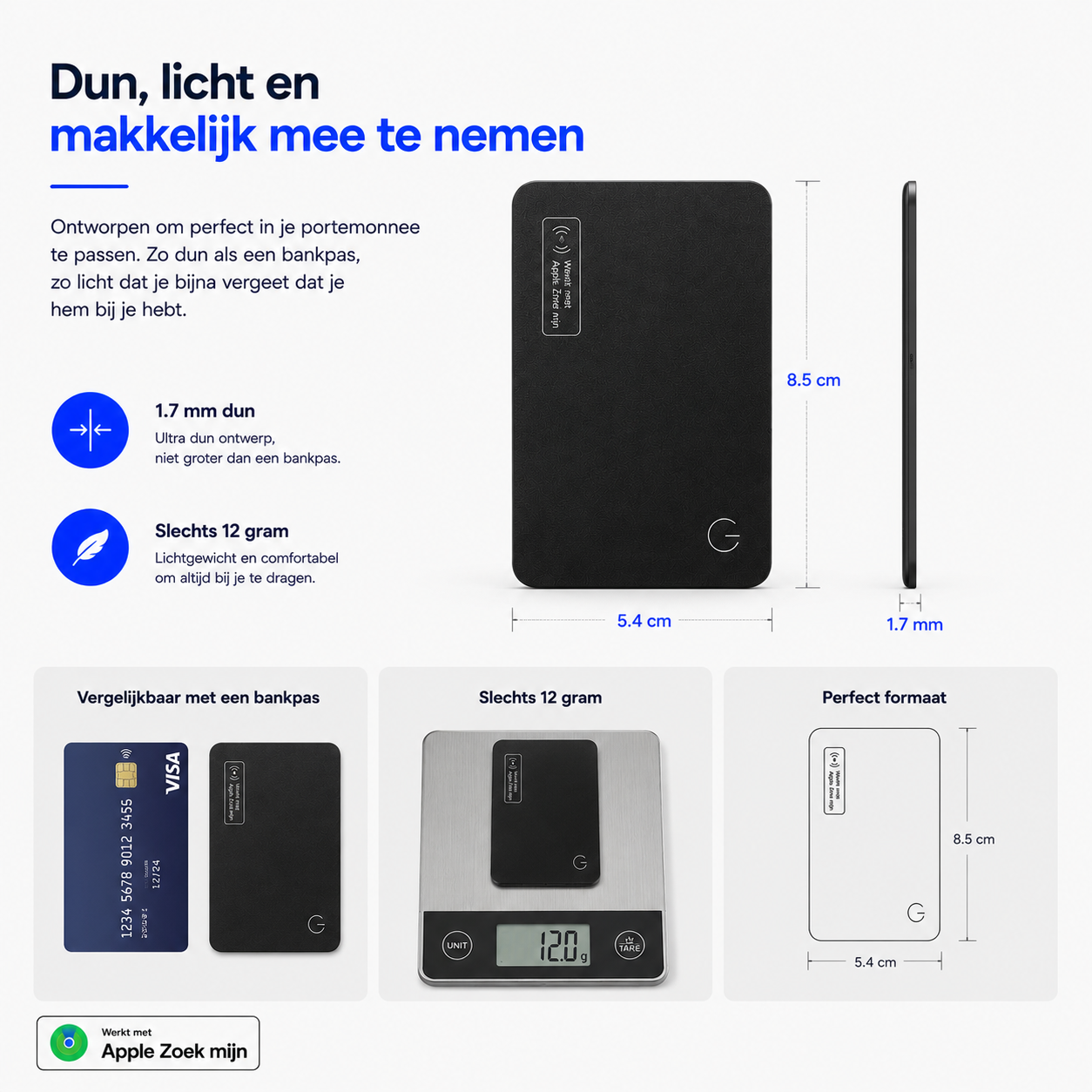 GPS Tracker Compatible with Apple Find My – Black - Image 13