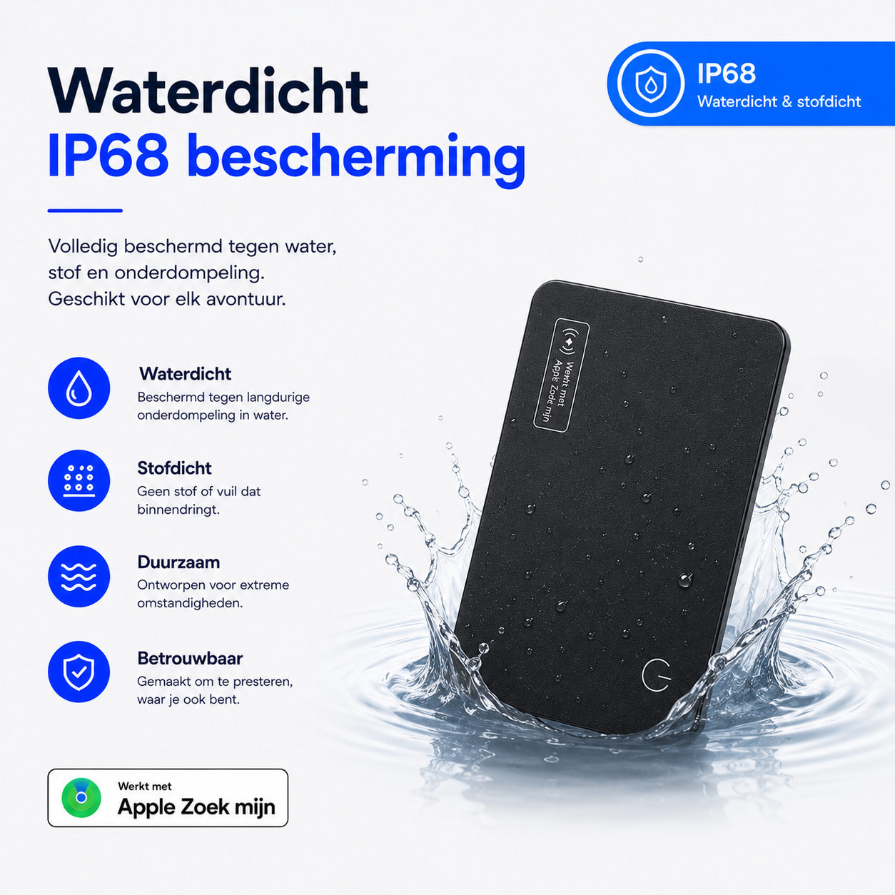 GPS Tracker Compatible with Apple Find My – Black - Image 11