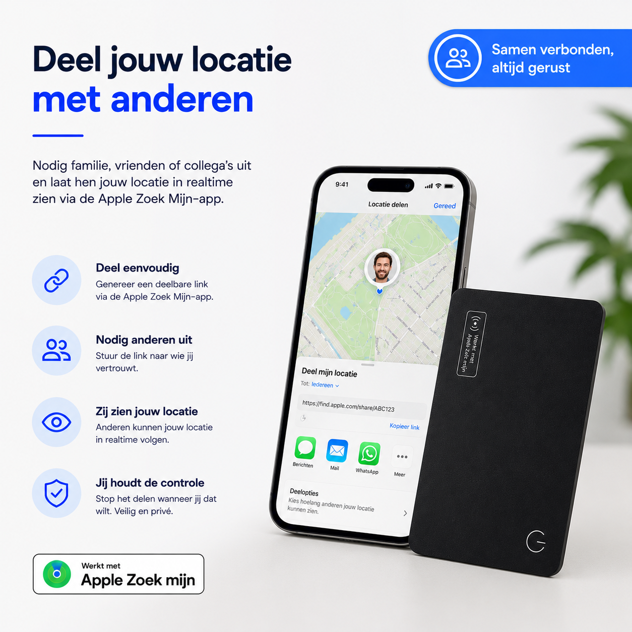 GPS Tracker Compatible with Apple Find My – Black - Image 10