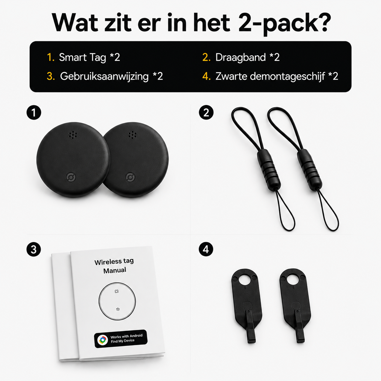 Wise Buyer® SmartTag - Android - 2-Pack - Afbeelding 2
