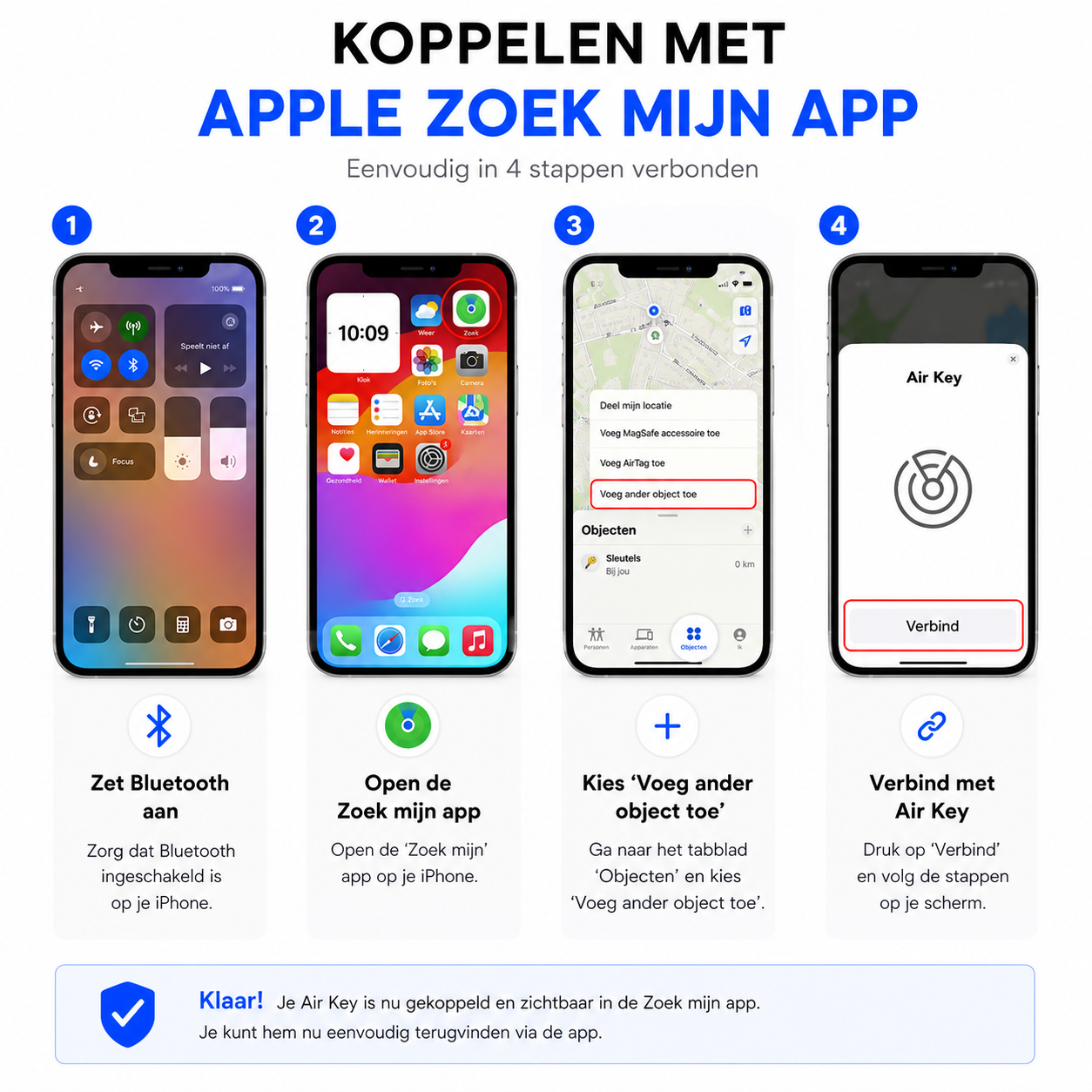 Sleutelhouder met Tracker – Apple Find My Key Organizer - Afbeelding 11