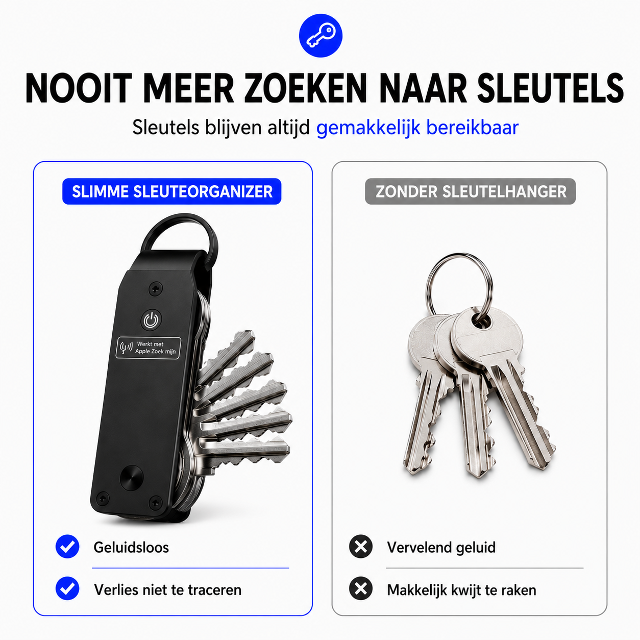 Sleutelhouder met Tracker – Apple Find My Key Organizer - Afbeelding 13