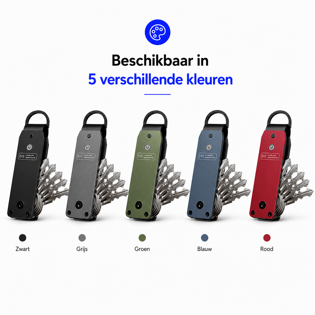 Sleutelhouder met Tracker – Apple Find My Key Organizer - Afbeelding 15
