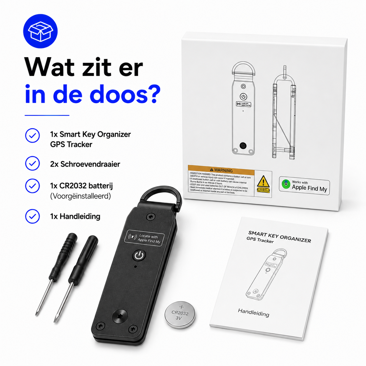 Sleutelhouder met Tracker – Apple Find My Key Organizer - Afbeelding 17